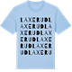 Blue Soul t-shirt med Laxerud ordlek t-shirt