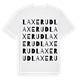 Laxerud ordlek t-shirt