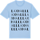 Blue Soul t-shirt med Laxhall ordlek t-shirt