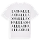 Laxhall ordlek t-shirt