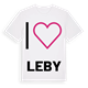 Jag älskar Leby t-shirt stort tryck