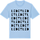 Blue Soul t-shirt med Ledet ordlek t-shirt