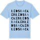 Blue Soul t-shirt med Ledsbacken ordlek t-shirt