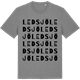Mid Heather Gray t-shirt med Ledsjö ordlek t-shirt