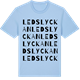 Blue Soul t-shirt med Ledslyckan ordlek t-shirt