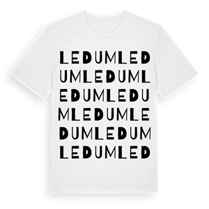Ledum ordlek t-shirt – ekologisk bomull t-shirt från Pinshirt