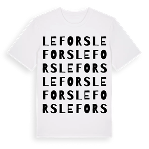 Lefors ordlek t-shirt – ekologisk bomull t-shirt från Pinshirt