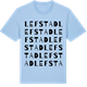 Blue Soul t-shirt med Lefstad ordlek t-shirt