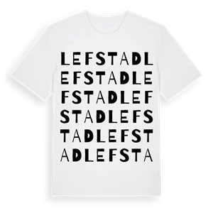 Lefstad ordlek t-shirt – ekologisk bomull t-shirt från Pinshirt