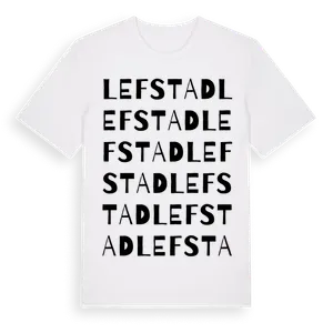 Lefstad ordlek t-shirt – ekologisk bomull t-shirt från Pinshirt