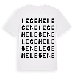 Legene ordlek t-shirt – ekologisk bomull t-shirt från Pinshirt