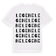 Legene ordlek t-shirt