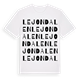 Lejondalen ordlek t-shirt