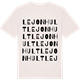 Vintage White t-shirt med Lejonhult ordlek t-shirt
