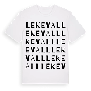 Lekevall ordlek t-shirt – ekologisk bomull t-shirt från Pinshirt