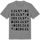 Mid Heather Gray t-shirt med Lekstaden ordlek t-shirt