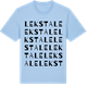 Blue Soul t-shirt med Lekstale ordlek t-shirt