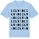 Blue Soul t-shirt med Lekvad ordlek t-shirt