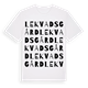 Lekvads gård ordlek t-shirt