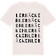 Vintage White t-shirt med Lerbäcken ordlek t-shirt