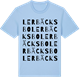 Blue Soul t-shirt med Lerbäcksbo ordlek t-shirt