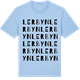 Blue Soul t-shirt med Lerbyn ordlek t-shirt