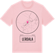 Pink Cotton t-shirt med Lerdala t-shirt