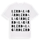 Lerdala gård ordlek t-shirt