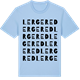 Blue Soul t-shirt med Lergered ordlek t-shirt