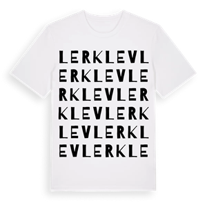 Lerklev ordlek t-shirt – ekologisk bomull t-shirt från Pinshirt