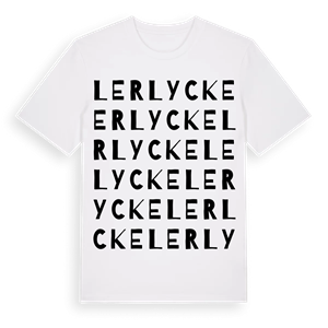 Lerlycke ordlek t-shirt – ekologisk bomull t-shirt från Pinshirt