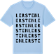 Blue Soul t-shirt med Lersten ordlek t-shirt