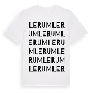 Lerum ordlek t-shirt – ekologisk bomull t-shirt från Pinshirt