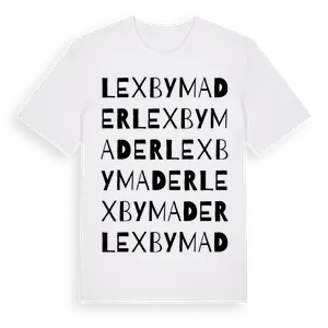 Lexby Mader ordlek t-shirt – ekologisk bomull t-shirt från Pinshirt
