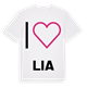 Jag älskar Lia t-shirt stort tryck