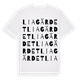 Liagärdet ordlek t-shirt