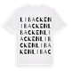 White t-shirt med Libacken ordlek t-shirt