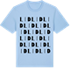 Blue Soul t-shirt med Lid ordlek t-shirt