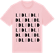 Pink Cotton t-shirt med Lid ordlek t-shirt