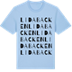 Blue Soul t-shirt med Lidabacken ordlek t-shirt