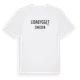 White t-shirt med Lidabygget i Sverige t-shirt