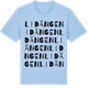 Blue Soul t-shirt med Lidängen ordlek t-shirt