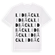 Lidbäck ordlek t-shirt