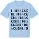 Blue Soul t-shirt med Lidbacken ordlek t-shirt