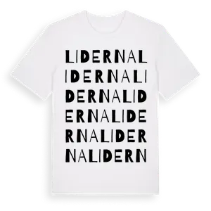 Liderna ordlek t-shirt – ekologisk bomull t-shirt från Pinshirt
