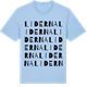 Blue Soul t-shirt med Liderna ordlek t-shirt