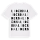 Liderna ordlek t-shirt