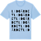 Blue Soul t-shirt med Lidgärdet ordlek t-shirt