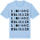 Blue Soul t-shirt med Lidhammerskullen ordlek t-shirt