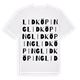 Lidköping ordlek t-shirt